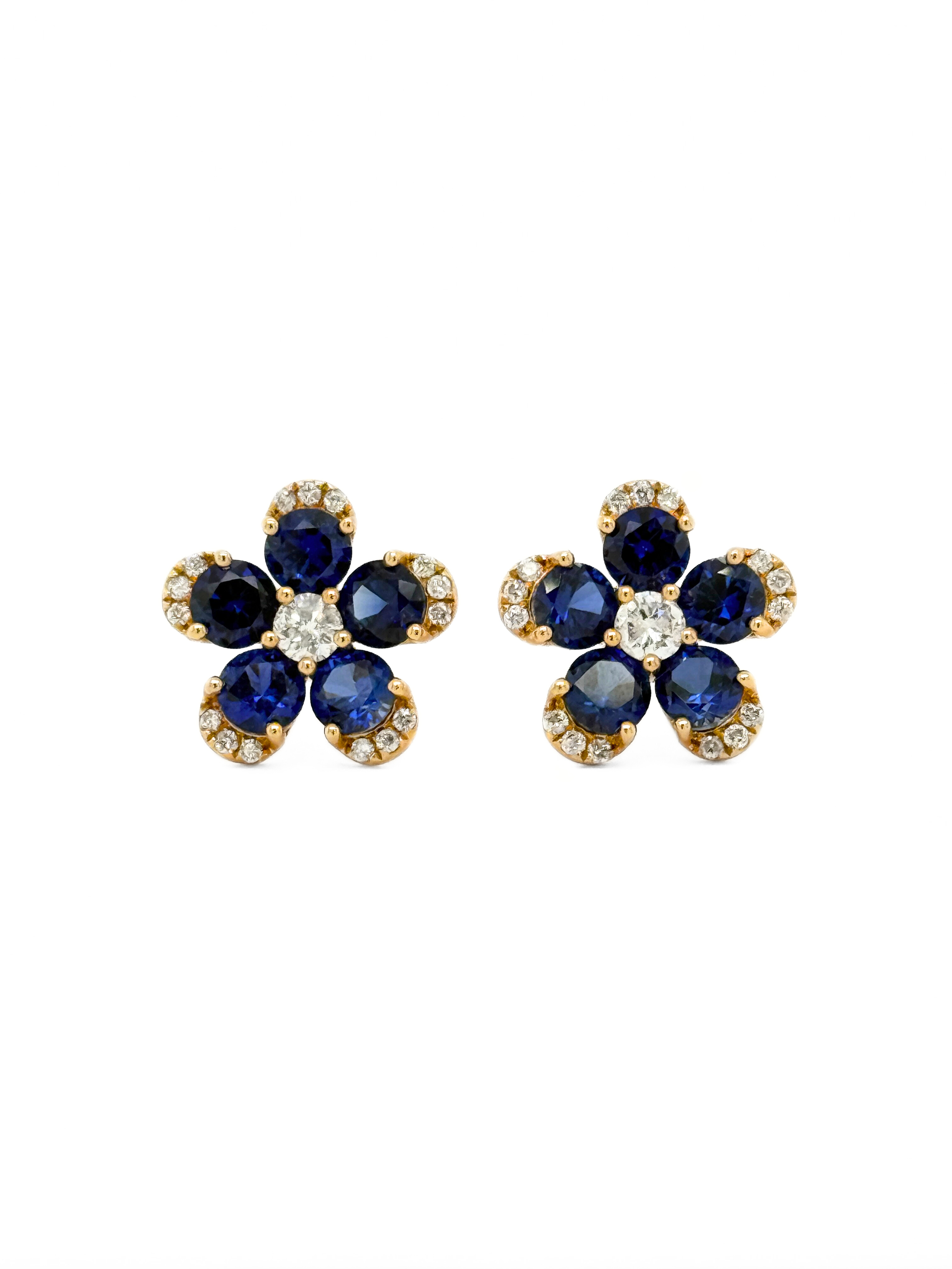 BSAPP FLOWER EARRINGS-10257RD